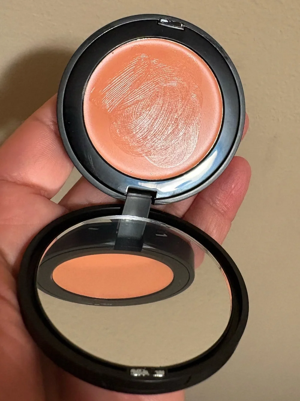 Melt Cosmetics—Cream Blushlight —cali dream Peachy Like New I Just Swatch.